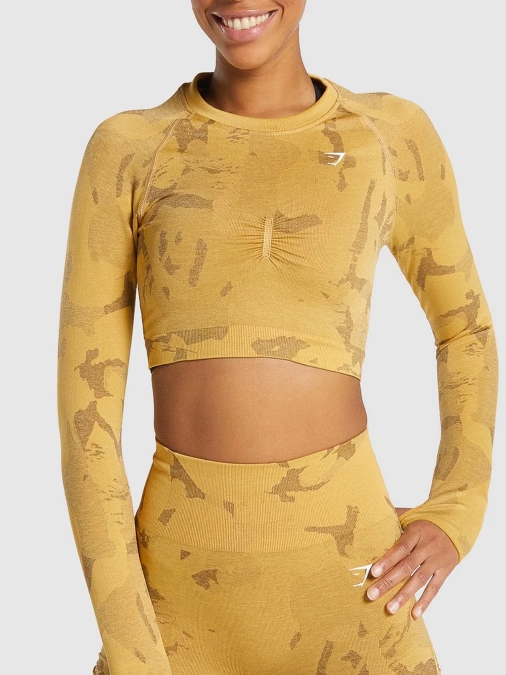 ADAPT CAMO SEAMLESS CROP TOP AND LEGGING SET
